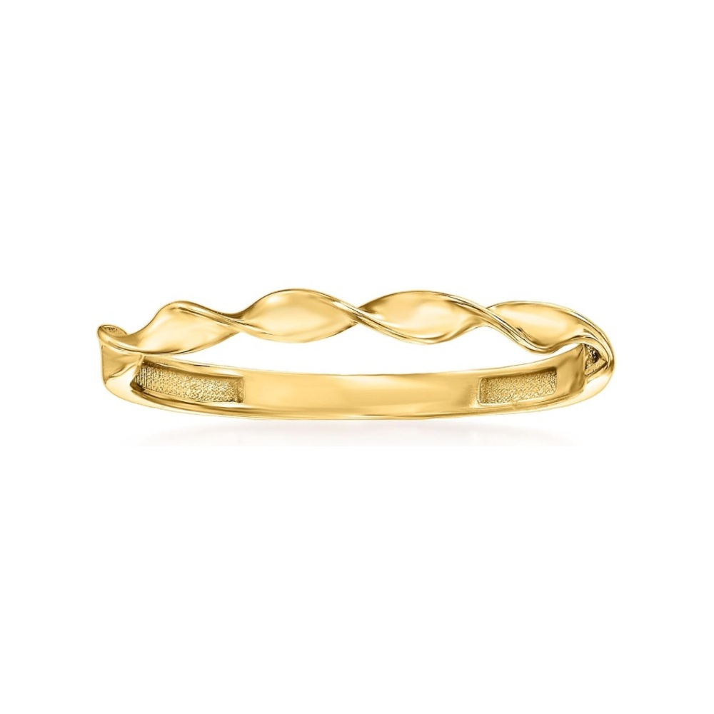 Canaria 10k Gold Twisted Ring